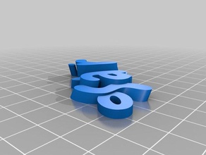 sabrina Anahtarlık özelleştirilmiş 3d print model - Mito3D