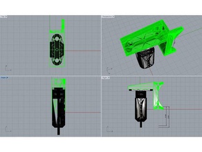 scupltr bltouch fan mount 3d printer parts sculptr 3d print model - Mito3D