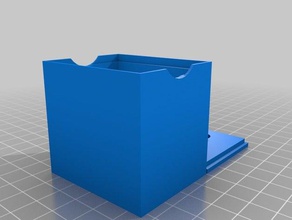 my customized card box recycle symbol lid little os game games 3d print model - Mito3D