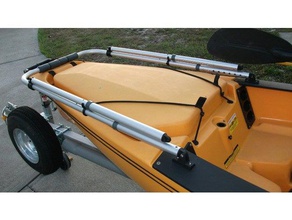 hobie h-bar diy build parts fishing kayak 3d print model - Mito3D