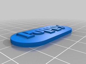poppy nametag signs & logos customized 3d print model - Mito3D