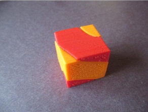 vite cubo matematica arte 3dpuzzle di puzzle george hart per la 3d print model - Mito3D