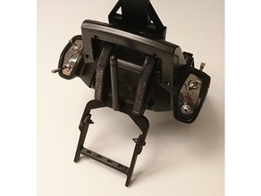 turnigy 9xr & pro pies stand - remix r c vehículos el fpv de pie 3d print model - Mito3D