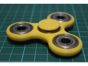 tri fidget spinner giocattolo pva supporto giocattoli meccanici 608zz ergonomico 3d print model - Mito3D