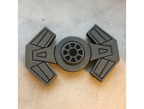 tie advanced fidget spinner toys & games darth vader disney fidget-toy fidgetspinner hand may fourth toy star wars force fighter 3d print model - Mito3D