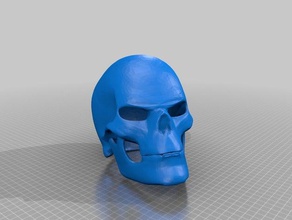 ghost rider skull mask - model 3d printing 3d print model - Mito3D