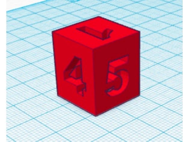 basit ölmek zar 3D print model - Mito3D