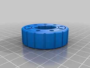 customized caged ball bearing engineering 3d print model - Mito3D