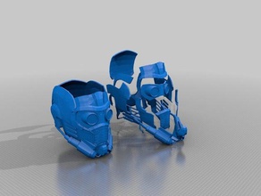 guardians galaxy star lord helmet mask 3d printing 3d print model - Mito3D