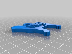 pug meg Anahtarlık özelleştirilmiş 3d print model - Mito3D
