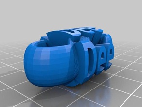 dee llaveros personalizado 3d print model - Mito3D