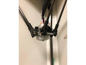 kossel pro delta e3d v6 effecteur de la version 8 L'imprimante 3d pièces 30mm 30 mm ventilateur anycubic circuit refroidissement lite fin l'effecteur fan conduits ventilation montage du hotend clair mini xl openbeam 3d print model - Mito3D