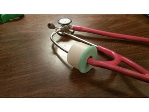estetoscopio cinta titular accesorios accesorio cuidado de la salud el enfermería clip dispensador 3d print model - Mito3D