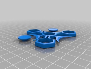 fidget giratório brinquedos & games spinner 3d print model - Mito3D
