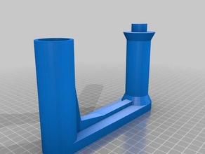 esun 1kg spool gancio 25 mm montaggio a parete del tubo organizzazione su misura 3d print model - Mito3D