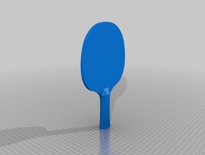 raquette de ping-pong sport et loisirs pagaie le 3d print model - Mito3D
