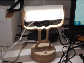 mini lamba w psu açtı dekor 3d print model - Mito3D