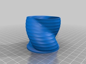 spirograph vase ein Mathe-Kunst kundengebundene 3d print model - Mito3D