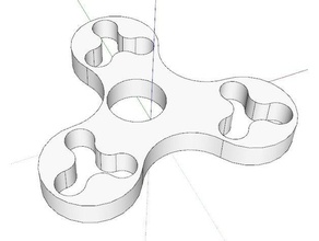 fidget spinner l'ingénierie 3d print model - Mito3D