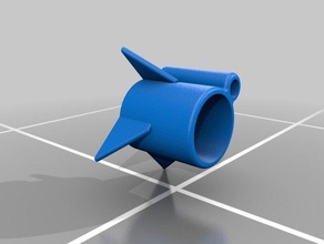 monouso razzo fisica & astronomia shsrocket 3d print model - Mito3D