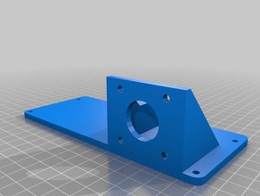 anet a8 extruder mount e3d bowden remix 3d printer parts 3d print model - Mito3D