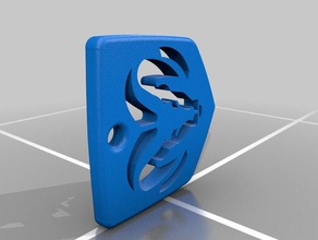 dodge keychain 3d printing 3d print model - Mito3D