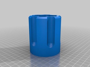 revolver cylinder cup 3d print model - Mito3D