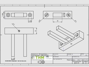 anet a8 x- axis belt tensioner achsen riemenspanner m4 3d printer parts x-axis zahnriemenspanner 3d print model - Mito3D
