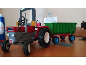 carro basculante c'trattori ebro 160 giocattoli meccanici c' camion dumper il trattore trailer 3d print model - Mito3D