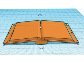 libro abierto La impresión en 3d 3d print model - Mito3D