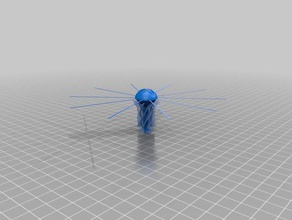 abigail jones água-viva animais personalizado 3d print model - Mito3D