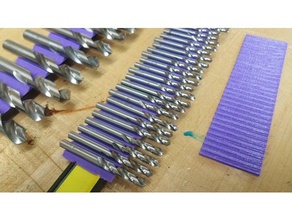 magnétique rict foret titulaire tapis porte-outils & boîtes de porte-embouts magnétiques 3d print model - Mito3D