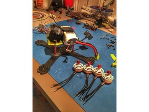xhover r5x frente gopro sessão de montagem hobby drone fpv a monte quadcopter superior 3d print model - Mito3D