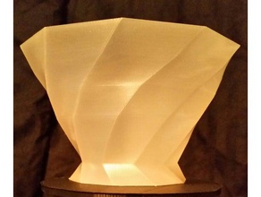 decavase decor decoration household spiral vase 3d print model - Mito3D