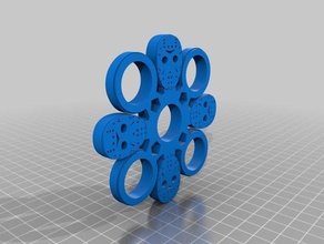 hockey Maske spinner Spielzeug & Spiele 3d print model - Mito3D