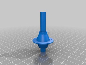3d printable jet engine parts 120x120x120 build plate skate bearings engineering 3d print model - Mito3D