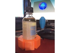 120ml bottle holder hobby ejuice 3d print model - Mito3D