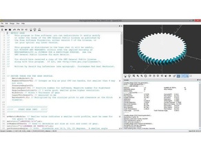 paramétrico de espinha peixe script openscad partes 3d print model - Mito3D