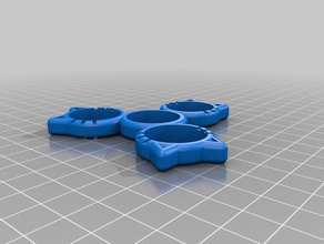 özelleştirilmiş kedi spinner benim 3bearings mekanik oyuncaklar 3d print model - Mito3D