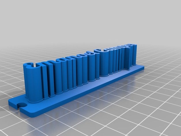 ema Schlüsselanhänger kundengebundene 3D print model - Mito3D