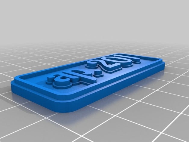 201 i portachiavi su misura 3D print model - Mito3D