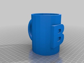 caneca A impressão 3d 3d print model - Mito3D