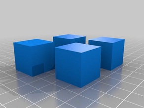 einfache Bausteine Bau-Spielzeug bauen Gebäude 3d print model - Mito3D