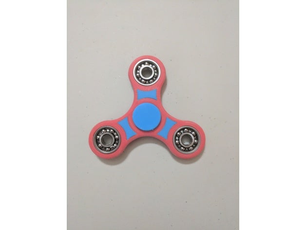 tri spinner inserts toy & game accessories bearing fidget 3D print model - Mito3D