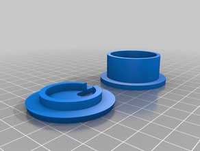 35mm grommet 7mm hole office customized 3d print model - Mito3D