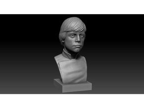 luke skywalker v2 las esculturas starwars 3d print model - Mito3D