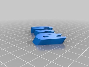rossymy customized iamburny's organization 3d print model - Mito3D
