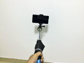 selfie stick umbrella camera 3d print model - Mito3D