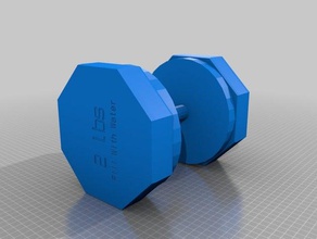 özelleştirilmiş kilom beni - kişiselleştirilebilir ağırlıkları spor ve açık hava 3d print model - Mito3D
