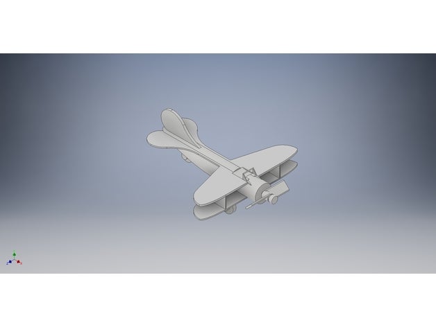 3 bi-Flugzeuge Fahrzeuge 3D print model - Mito3D
